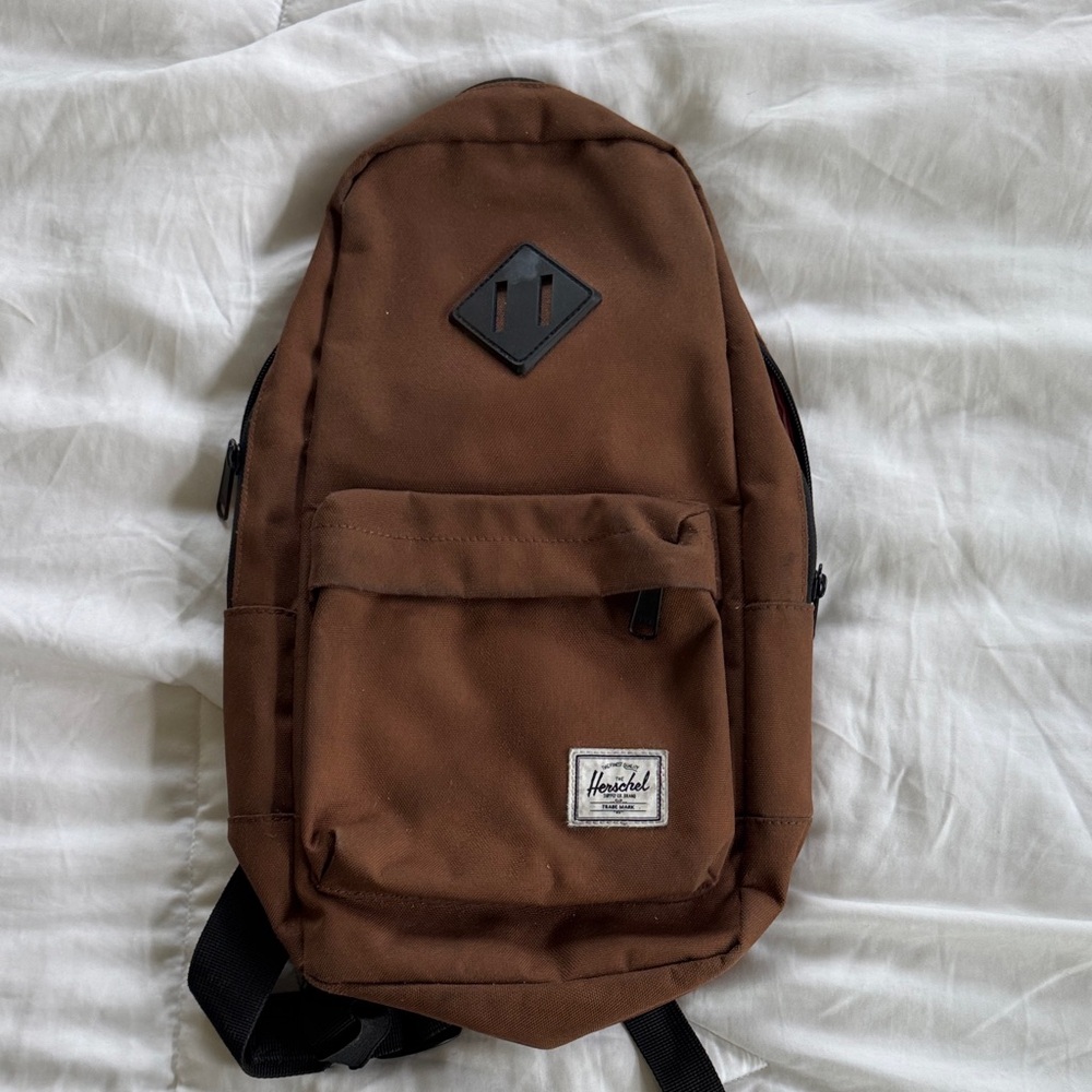 Herschel Supply Company Chocolate Brown Heritage Sling Pack